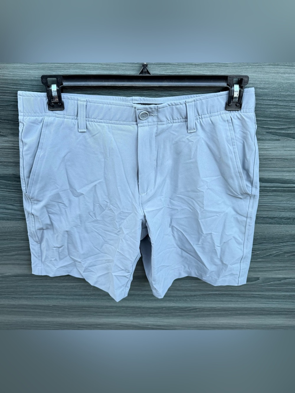 Under Armour Men's Drive Golf Shorts Halo Gray Stretch-woven Size 34